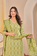 Floral Heritage Cotton Suit Set