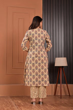 Floral Print Kurta Set with Dupatta