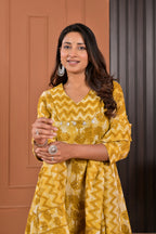 Floral Print Kurta Set with Dupatta