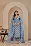 Petal Grace Cotton Suit Set