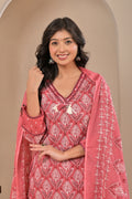 Pink Petal Grace Cotton