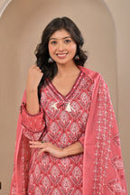 Petal Grace Cotton Suit Set