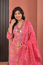 Sunshine Bloom Cotton Suit Set