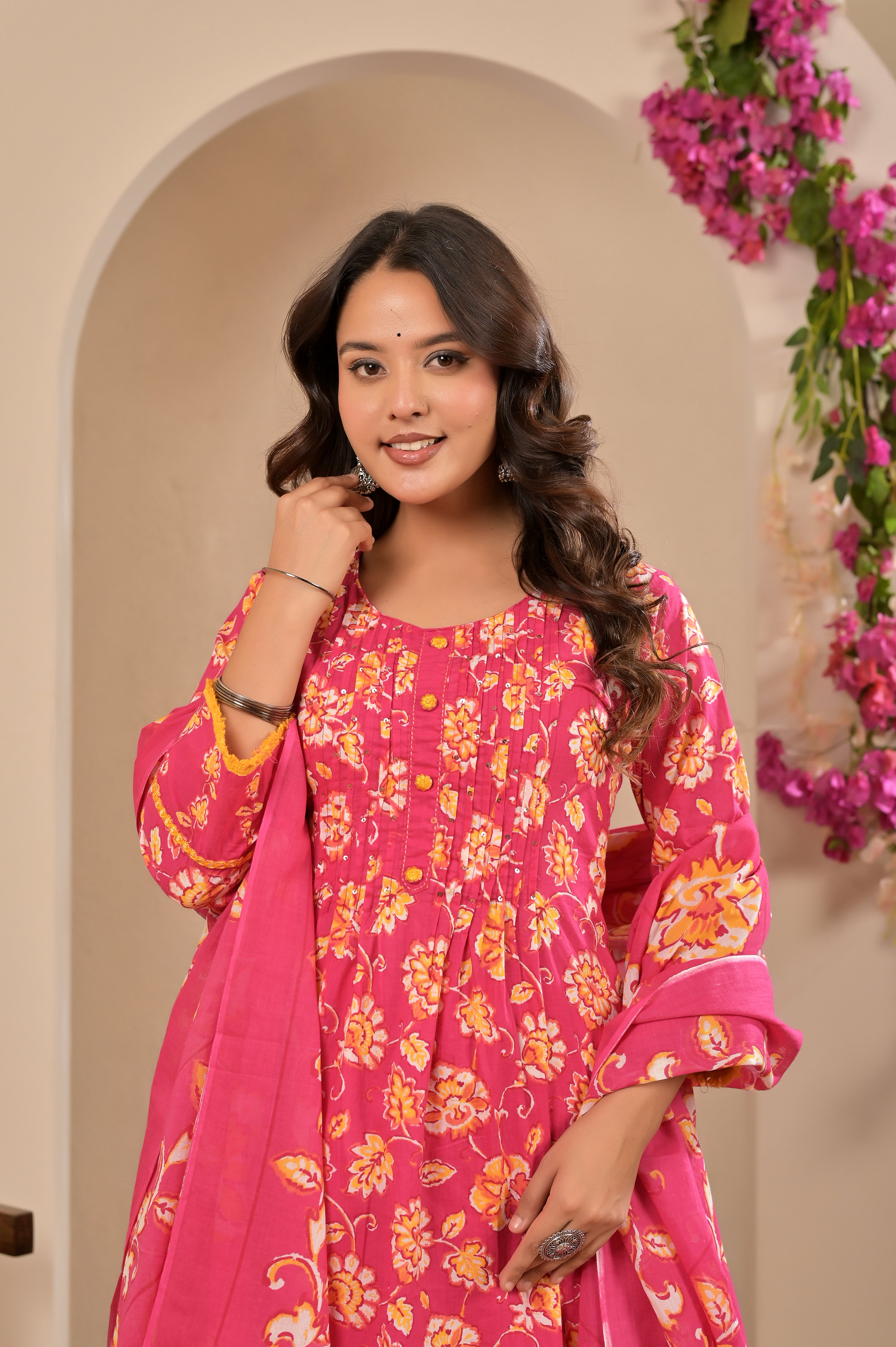Blooming Grace Cotton Suit Set