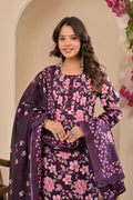 Rose Blossom Floral Cotton Suit Set