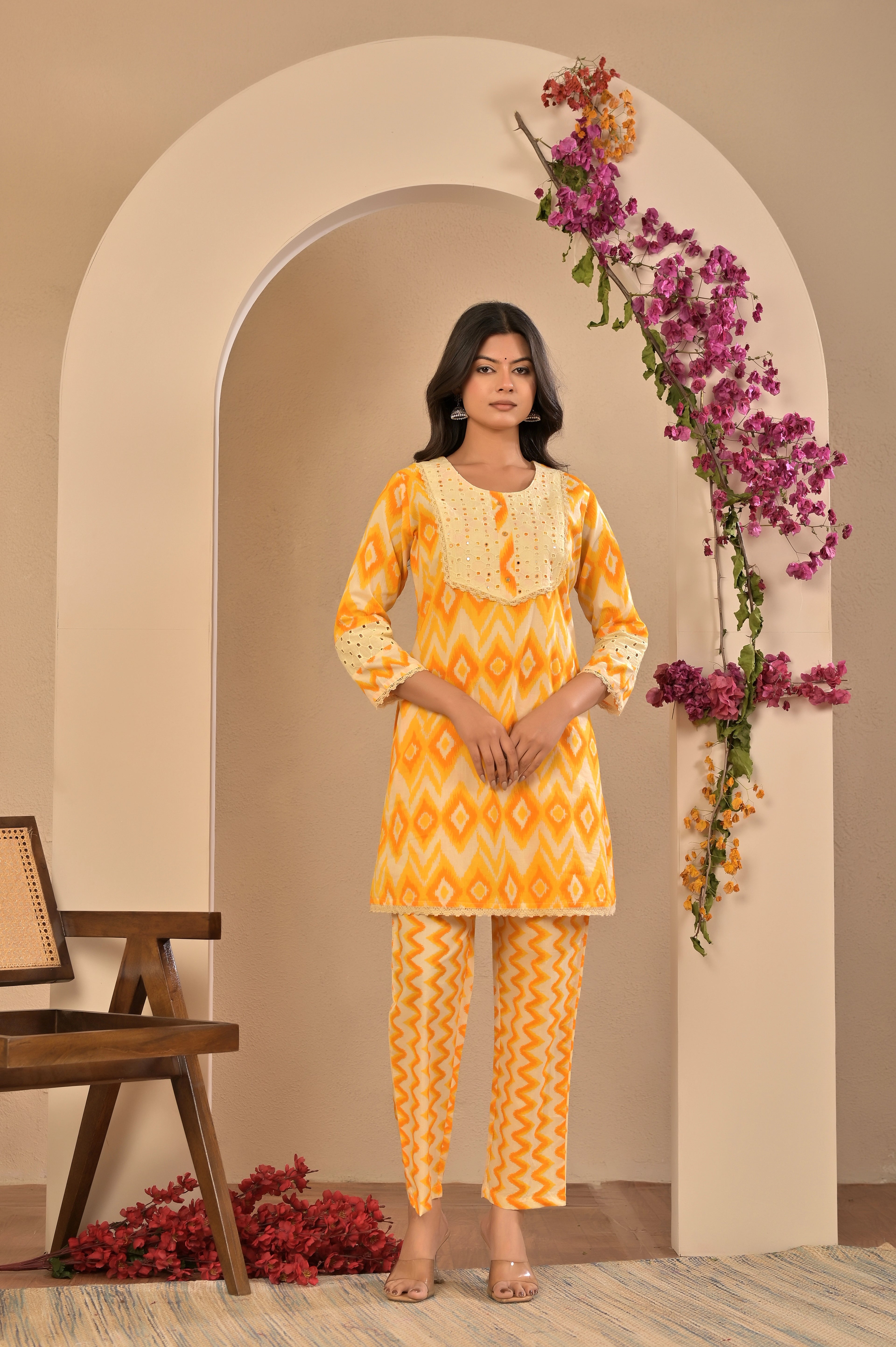 Ikat Print Co-Ord Set