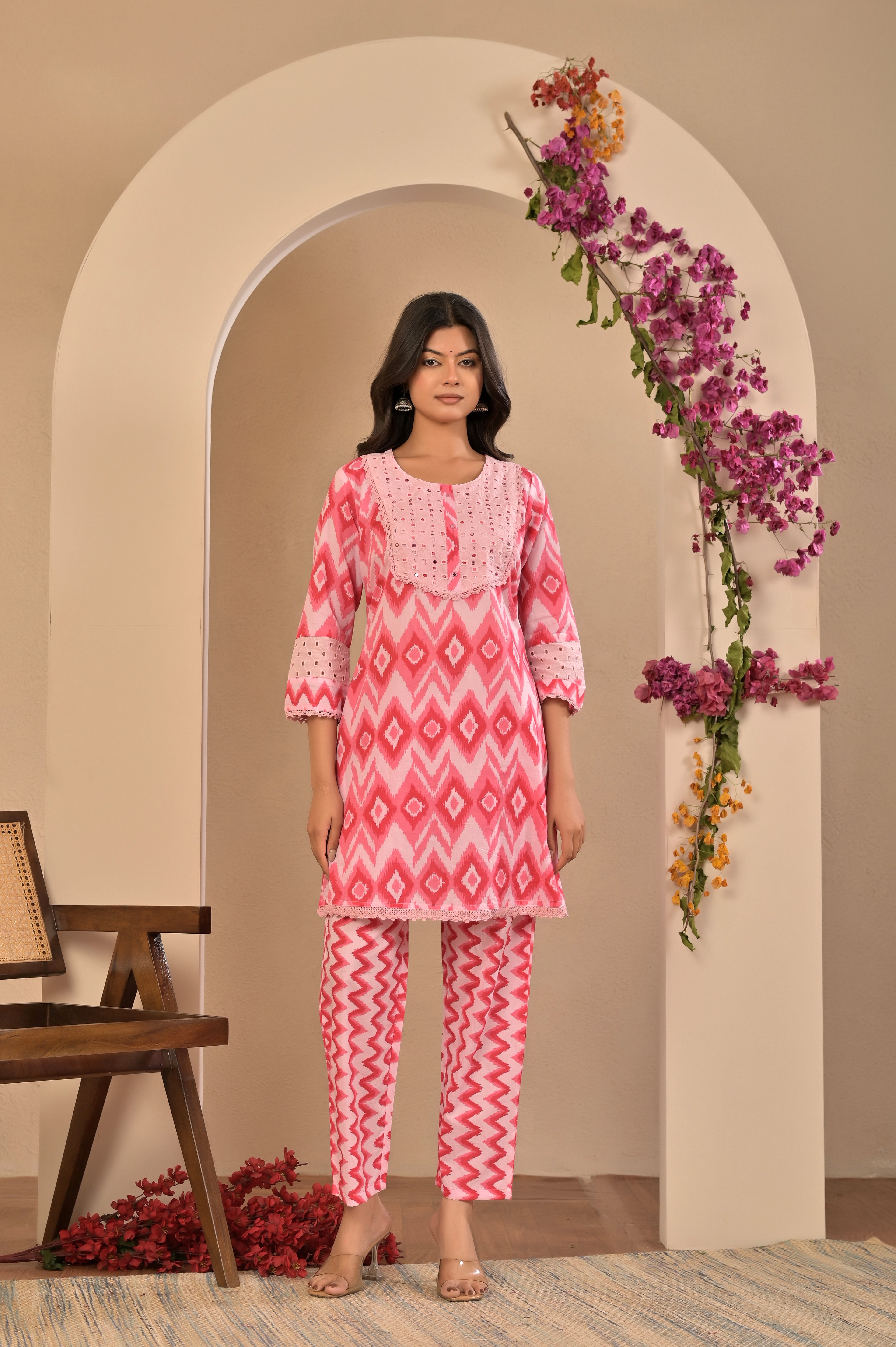 Ikat Print Co-Ord Set